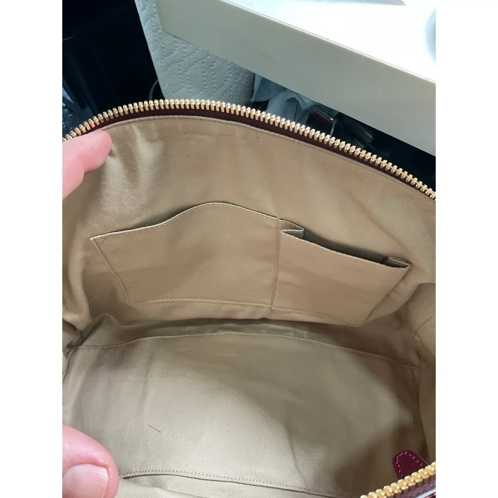 Coach Legacy Haley Satchel Tassel Wine Color Satchel Quiet Luxury Purse